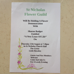 St Nicholas Flower Guild 