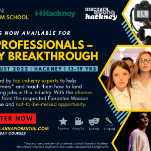 Industry Breakthrough Summer Workshops for just £5!