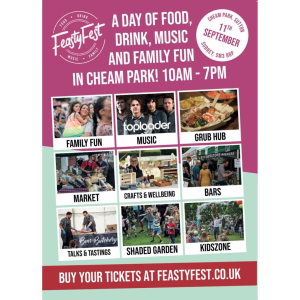 It’s #FeastyFest2022 in #Cheam  #SuttonSurrey @FeastyFest_ #FamilyFunDay