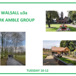 Walsall u3a Park Amble Group