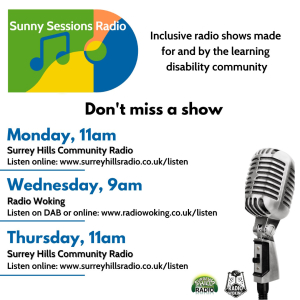 Sunny Sessions Radio with @SunnybankEpsom By the #LearningDisabled for the #LearningDisabled @sryhilsradio @RadioWoking