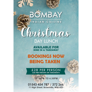 Christmas Day Lunch at Bombay Indian Cuisine