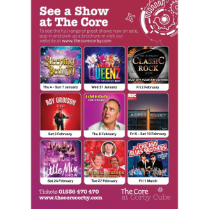 Upcoming Shows at Corby Core Theatre
