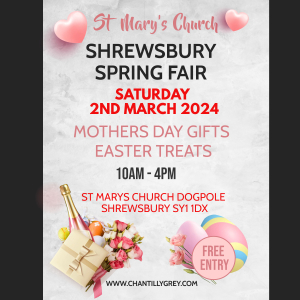 Shrewsbury Spring Fair - Mother's Day gifts and Easter treats 