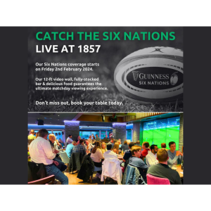 Catch the Six Nations live at 1857