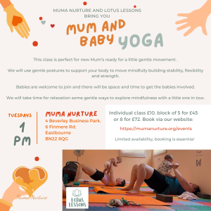 Muma Nurture Mum and Baby Yoga 