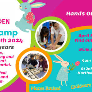 STEM DEN EASTER CAMP - 8th to 11th April. Hands On! Minds On! educational camps for children. 
