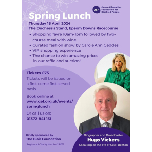 QEF Spring Lunch 2024 at Epsom RaceCourse @QEF1