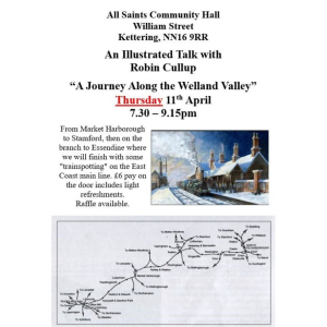 An Illustrated talk with Robin Cullup. A Journey Along the Welland Valley.