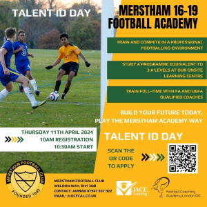 Merstham FC Academy Talent ID Day