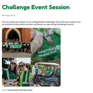 Cransley Challenge Event Session