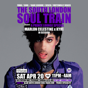 The South London Soul Train Prince 8 Year Anniversary Lounge Special