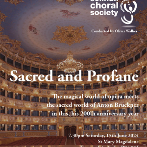 Sacred and Profane  - Solihull Choral Society concert
