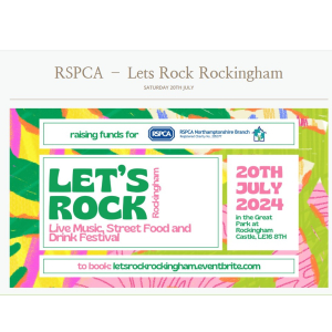 RSPCA – Lets Rock Rockingham