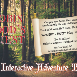 Family interactive theatre: Robin Hood - 29, 30 & 31 May 