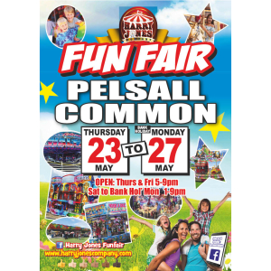 Harry Jones Family Fun Fair at Pelsall Common May 2024