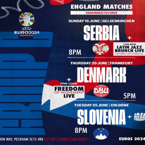England Group C Matches (Live) + Freedom Of Movement (Live), Jazzheadchronic + More, Free Entry