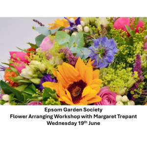 Flower arranging workshop with #Epsom Garden Society