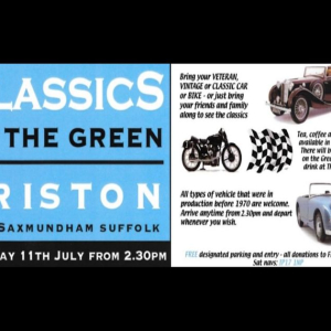 Classics on the Green, Friston near Saxmundham Suffolk IP17 1NP
