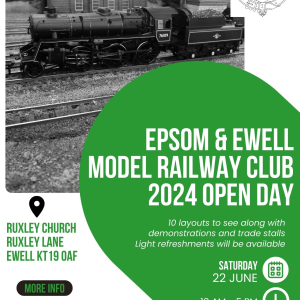 Epsom & Ewell #ModelRailway Club Open Day @EEMRC