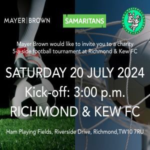 Charity 5-a-side Football Tournament at Richmond and Kew FC