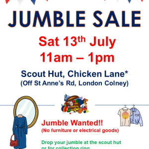 Jumble Sale – 1st London Colney Scouts