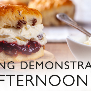 Festive Scone Baking Demonstration and Afternoon Tea with Beccy