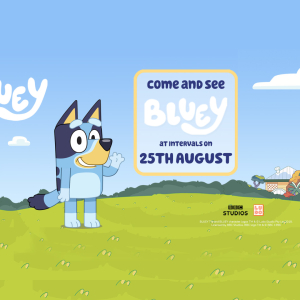 Meet kids'  TV favourite, Bluey on the 25th August at Woburn Safari Park!