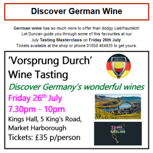 German Wine Tasting Masterclass