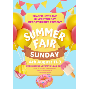 Shared Lives and Ulverston Day Opportunities Summer Fair