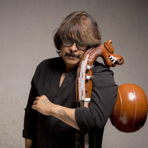 Rajhesh Vaidhya with Sai Giridhar and Kousic Sen