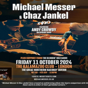 Michael Messer and Chaz Jankel at The Kalamazoo Club - London