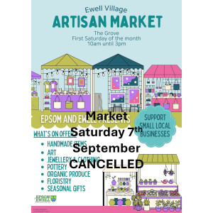 #Ewell Grove #ARTISANMARKET @EpsomEwellBC