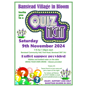 QUIZ with #Banstead Village in Bloom #BVIB 