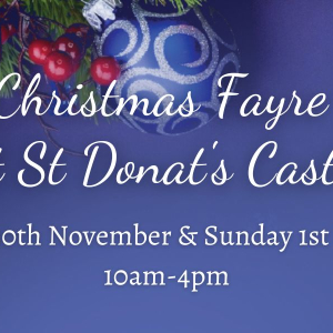 Christmas Fayre at St Donat's Castle 2024