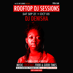 Saturday Night Rooftop Sessions with DJ Denisha