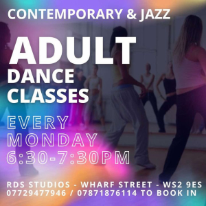 Contemporary & Jazz Adult Dance Classes at Repertoire Dance Studio Walsall