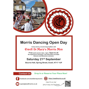 Morris Dancing Open Day @BourneHallEwell with @EwellMorrisMen