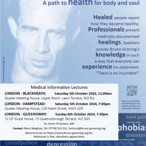 Medical Information Lecture - A Path to a Healthy Body and Soul 