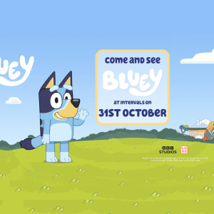 Come along and meet Bluey on the 31st October!