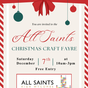 All Saints Christmas Craft Fayre, High Wycombe.