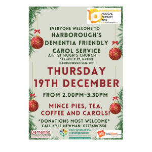 Dementia Carol Service - 19th December