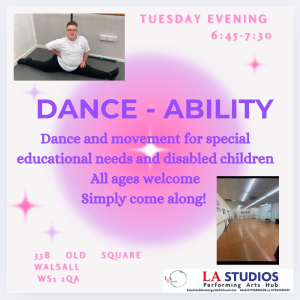 Dance-Ability Classes at LA Studios in Walsall