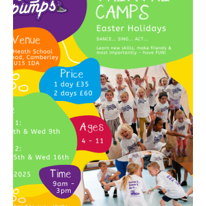 Boogie Pumps Camberley, Easter Holiday Camps