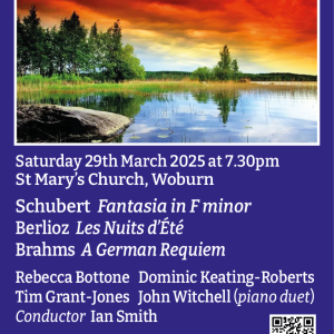 Brahms German Requiem Danesborough Chorus