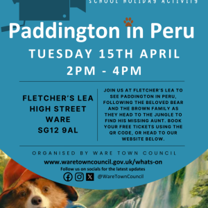 School Holiday Activity – Paddington In Peru