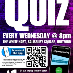 A1 SpeedQuizzing at The White Hart, Hertford