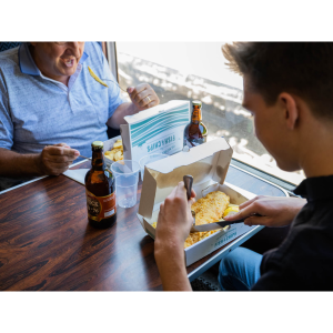 Fish and Chips on a train! - WEST SOMERSET RAILWAY