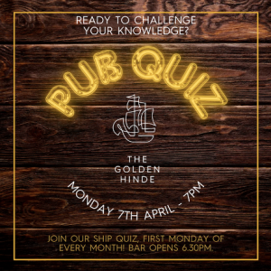 April Pub Quiz!
