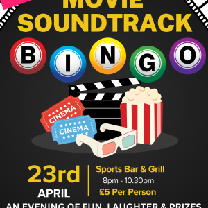 Movie Soundtrack Bingo